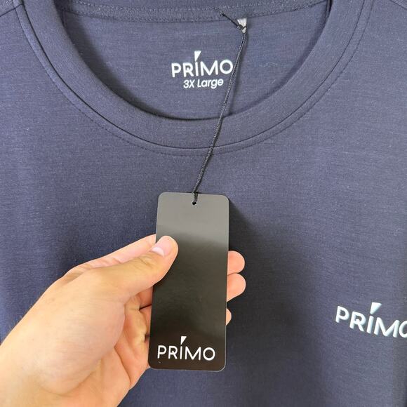 Primo Golf Sweatshirt Black Pullover Crew Neck Sweater Stretch Outdoor Mens 3XL - Picture 3 of 7